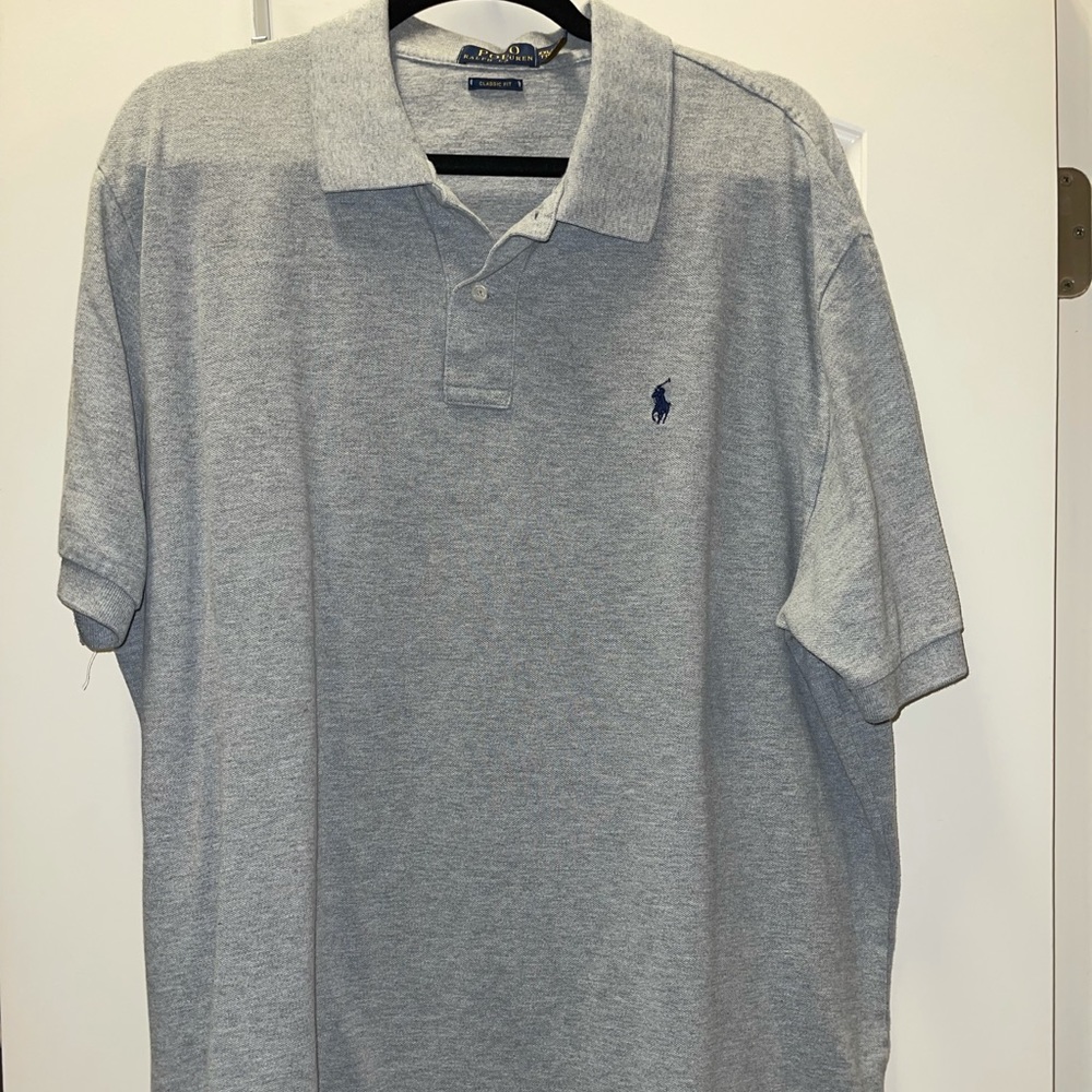 Grey Polo by Ralph Lauren classic fit